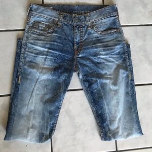 True Religion Acid Washed Jeans